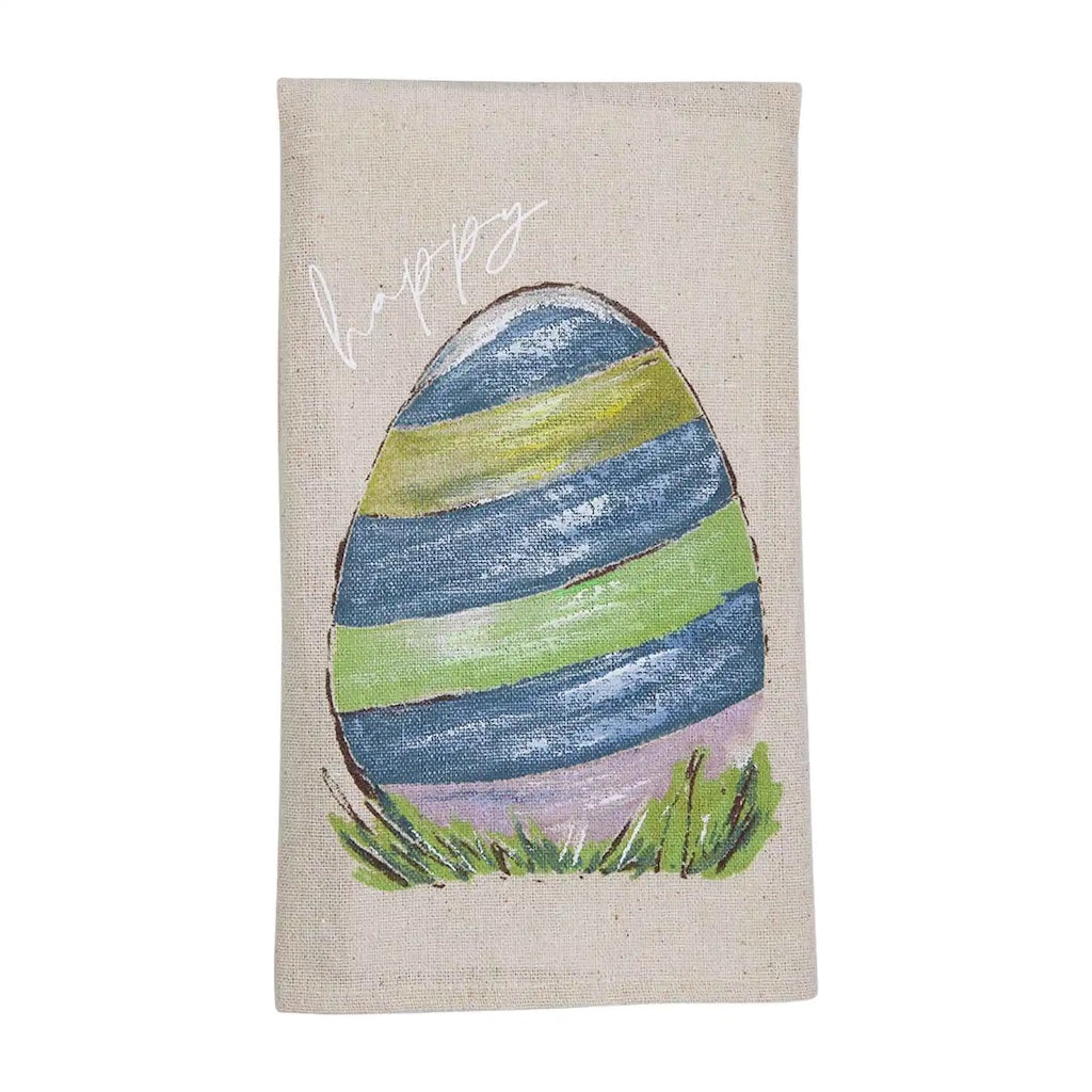 Easter Egg Painted Hand Towel - Thumbnail 2