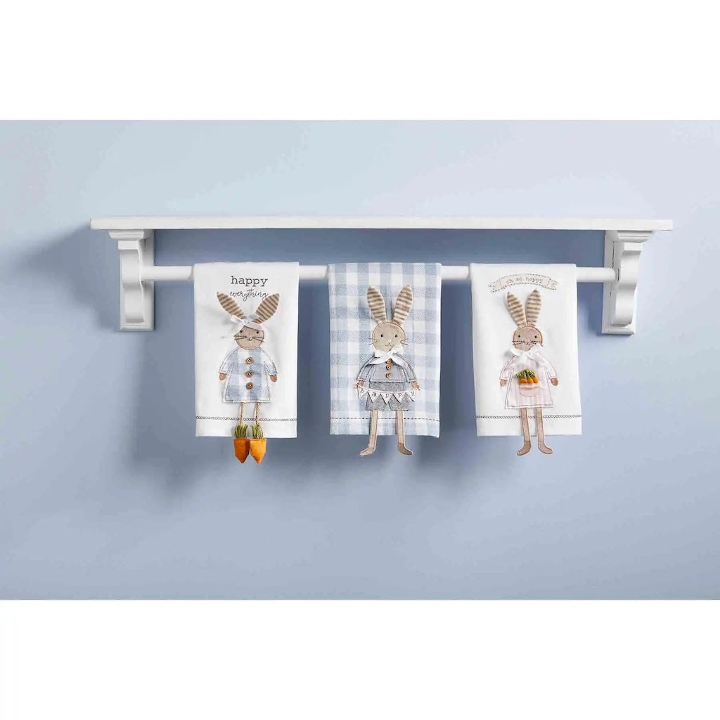 Mud Pie Bunny Dangle Leg Towel - Thumbnail 5
