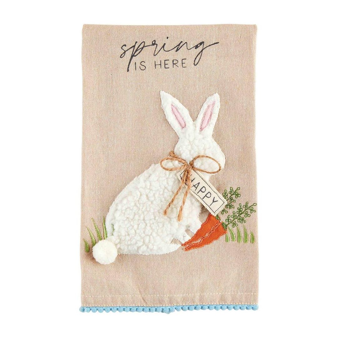 Spring Is Here Bunny Hand Towel