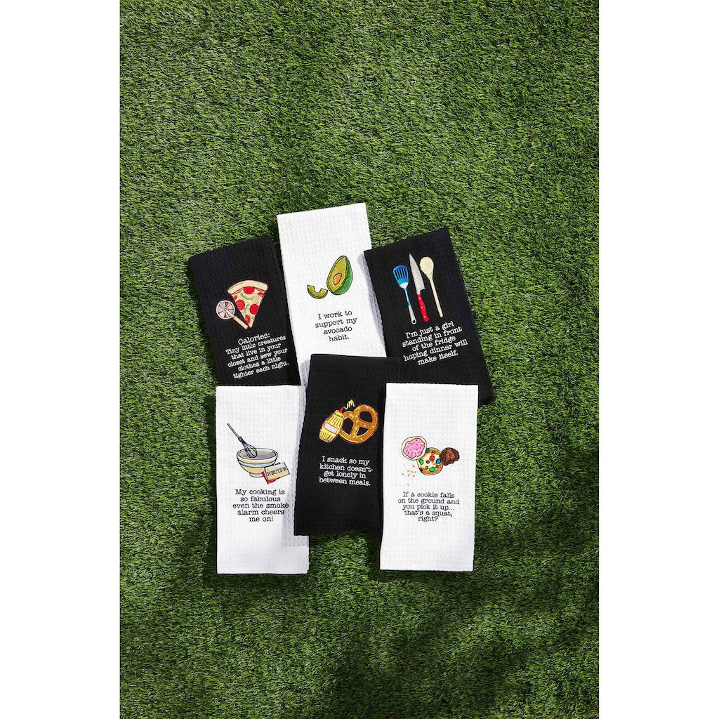 Snack Embroidered Towel