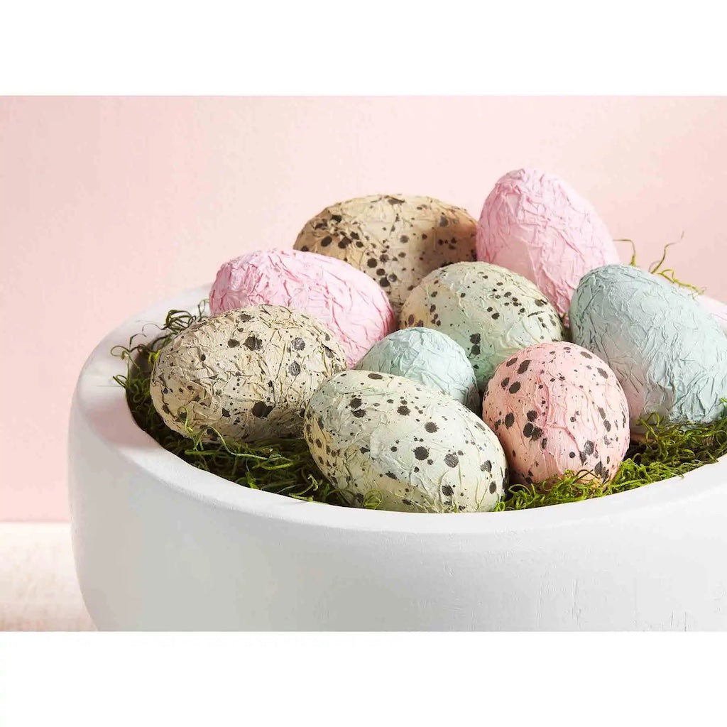 Pink Speckled Decorative Egg.