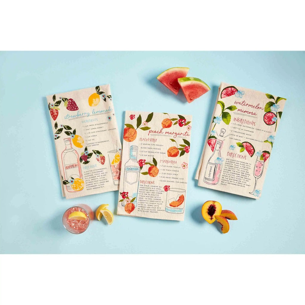 Watermelon Mimosa Recipe Towel - Thumbnail 4