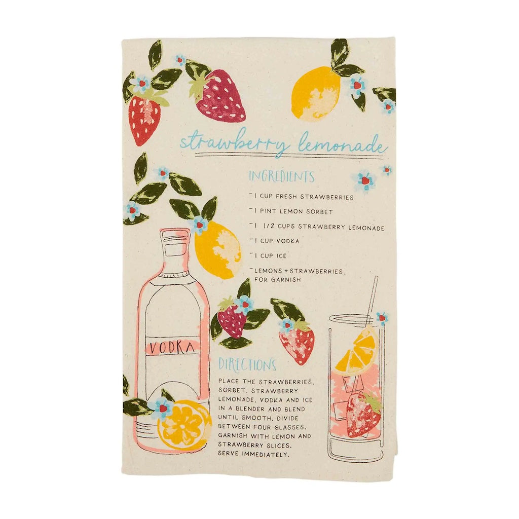 Strawberry Lemonade Recipe Towel