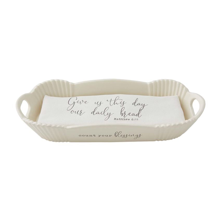 Blessings Bread Bowl and Towel Set