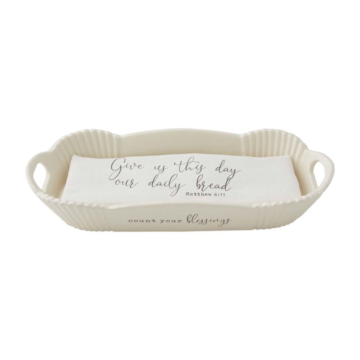Blessings Bread Bowl and Towel Set