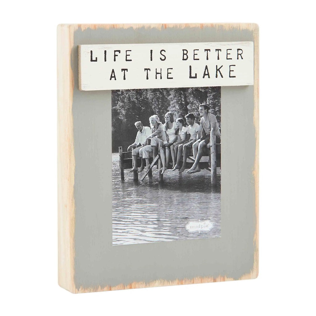 Welcome To The Lake Block Frame