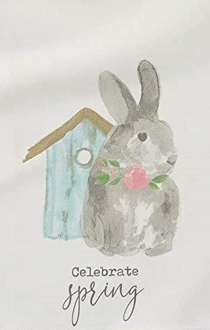 Bunny Birdhouse Towel