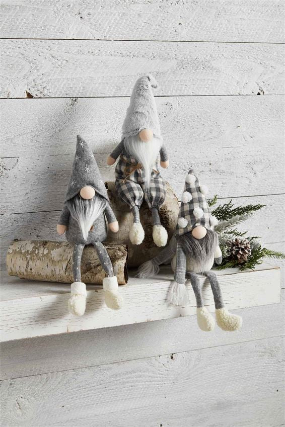 Fuzzy Neutral Dangle Leg Gnome