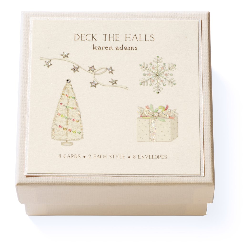 Deck the Halls Boxed Gift Enclosures
