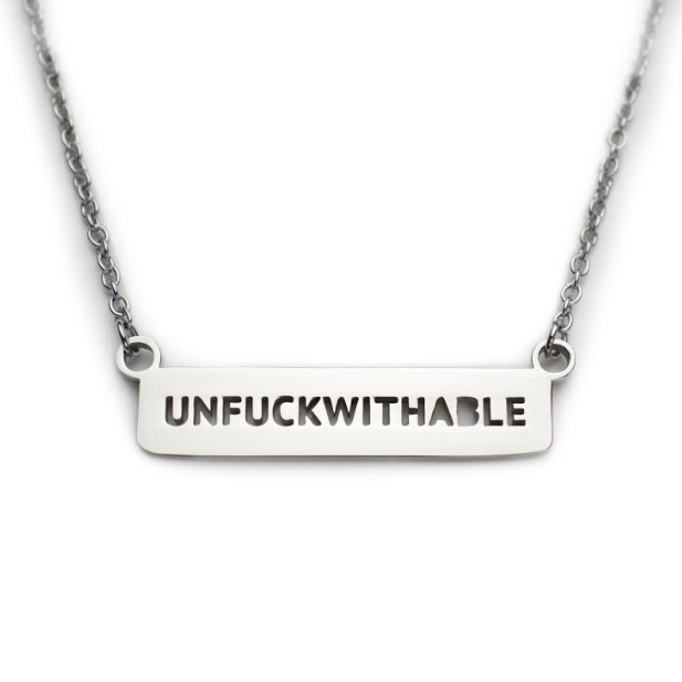 Unfuckwithable Necklace (Silver)