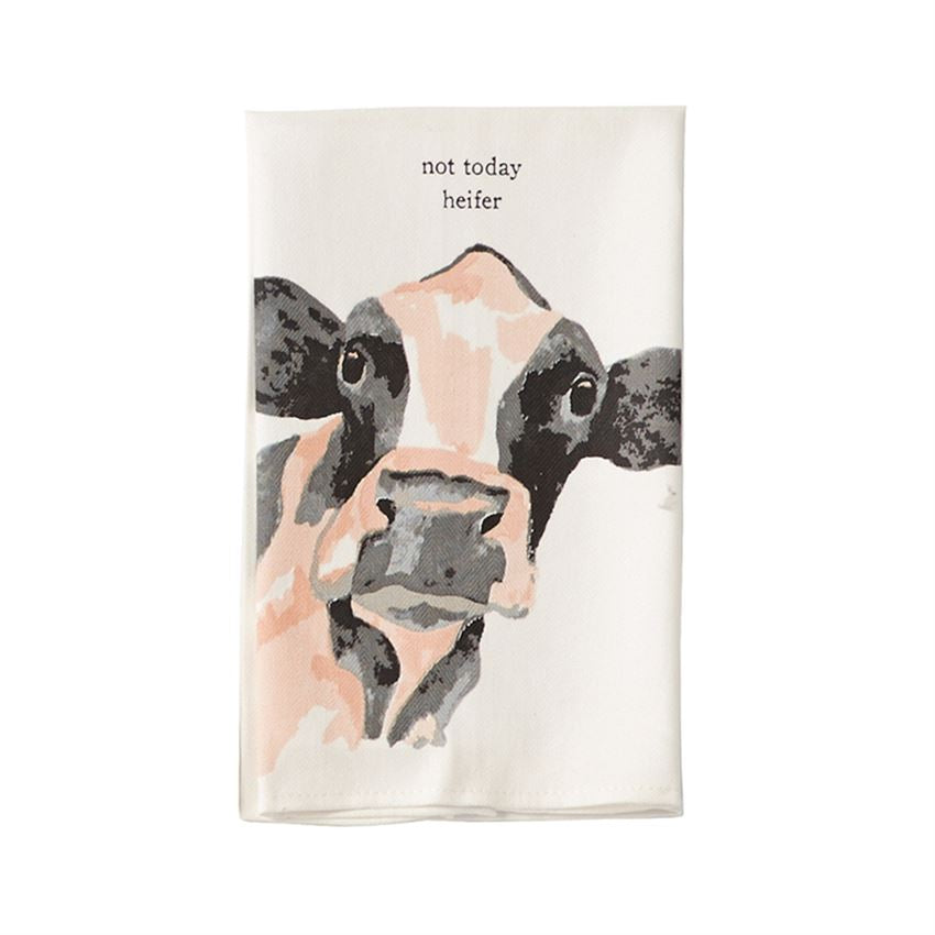 Cow Farm Dish Towel