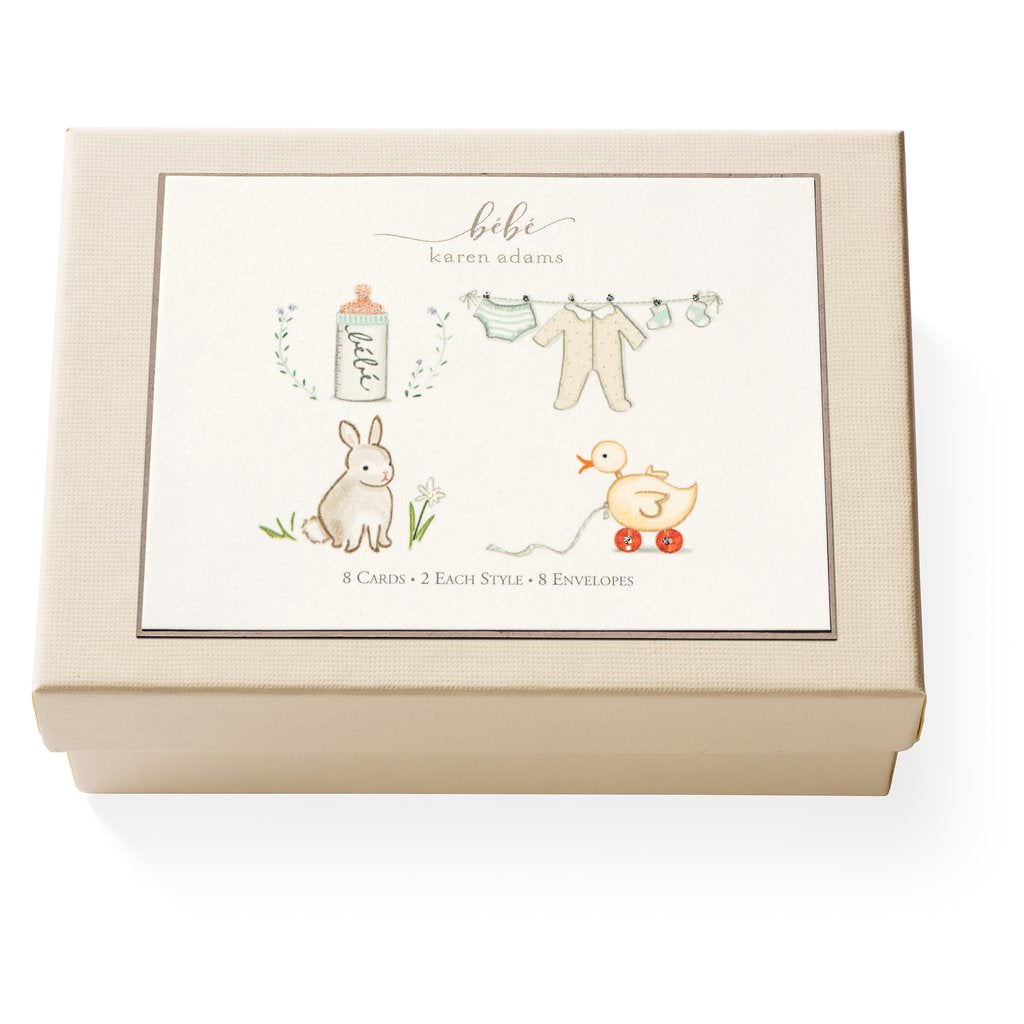 Baby Note Card Box