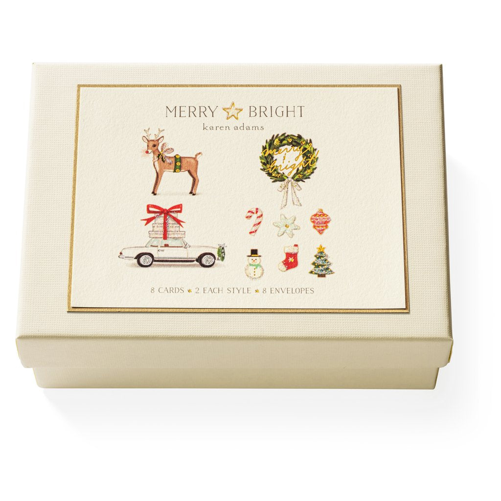 Merry and Bright Boxed Notes