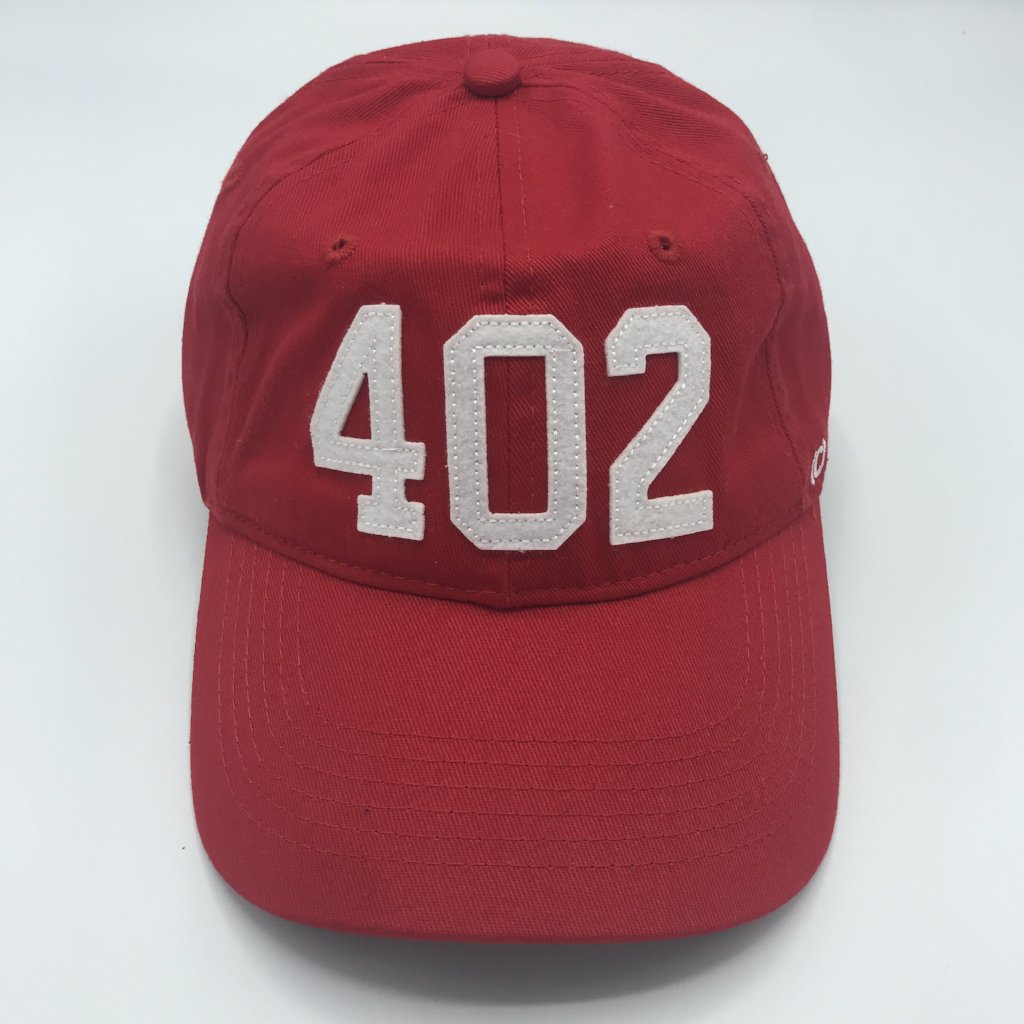402 (Code)Word Red Texas Baseball Cap