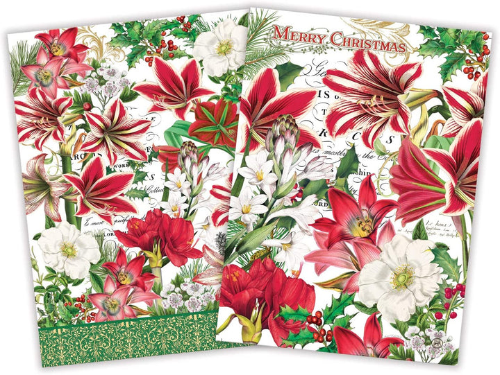 Merry Christmas Towels, Set of Two