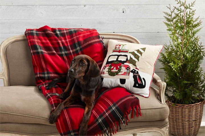 Christmas Dog Pillow