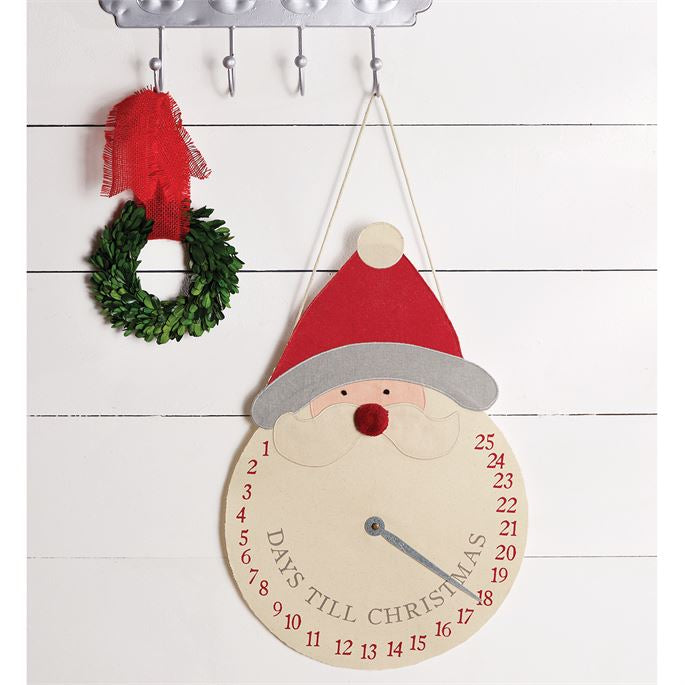 Countdown Santa Door Hanger