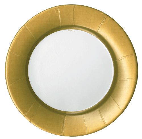 Linen Gold Plates