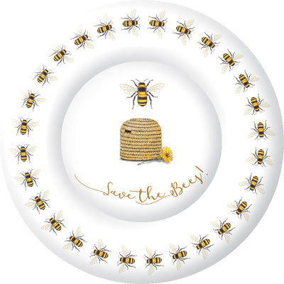 Save the Bees dinner plate