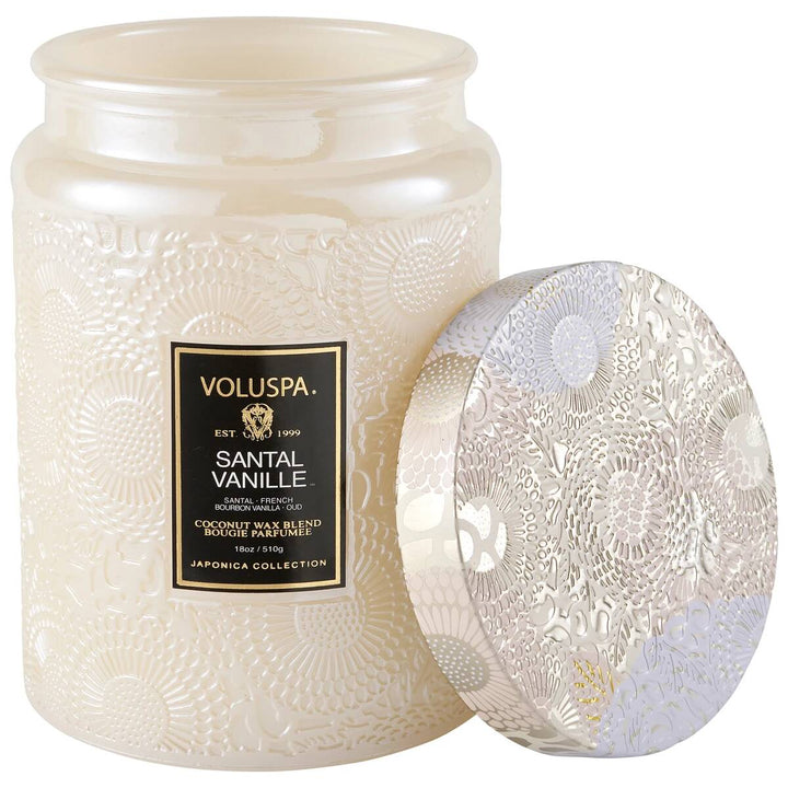 Large Jar Candle (Santal Vanille)