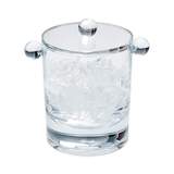 Caspari Acrylic 60oz Ice Bucket & Lid in Crystal Clear