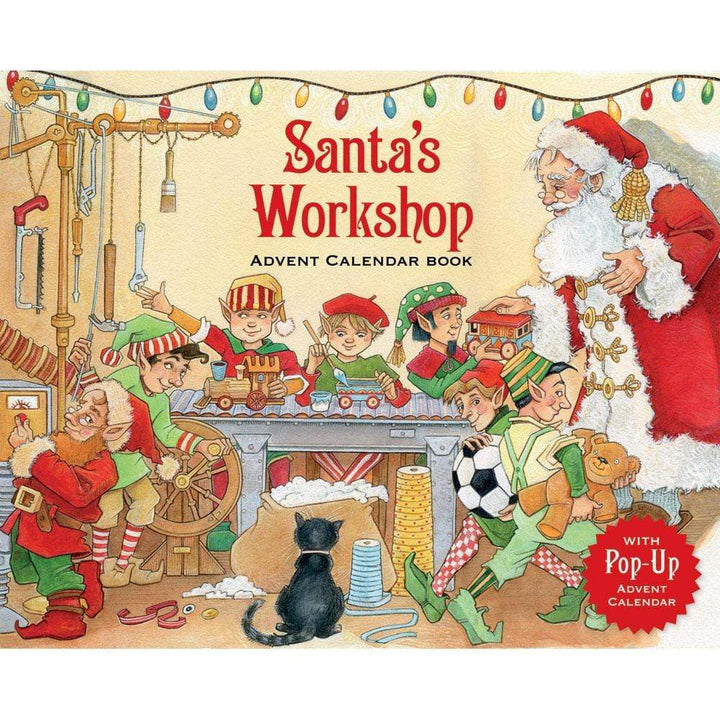 Santa's Workshop 3D Advent Calendar Pop Up Book