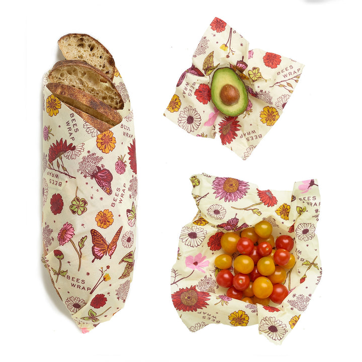 Assorted Sizes Plant Based Wrap- Meadow Magic