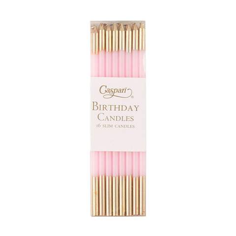 Caspari Slim Birthday Candles- 16 candles per package
