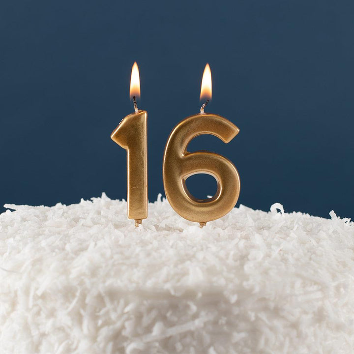 Caspari Number Birthday Candle- 1 per package
