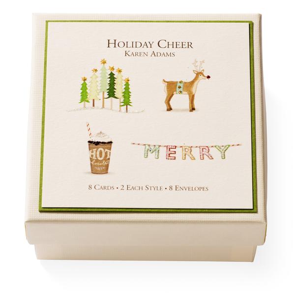 Holiday Cheer Boxed Gift Enclosures