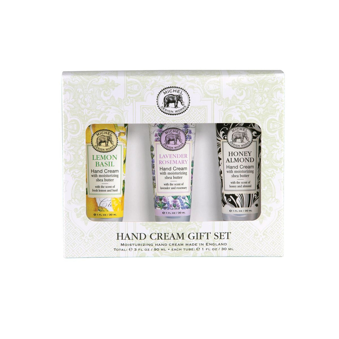 Hand Cream Gift Set (Lemon Basil, Lavender Rosemary, Honey Almond)