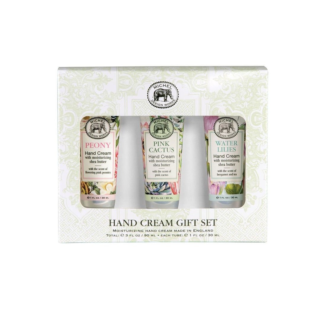 Hand Cream Gift Set (Peony, Pink Cactus, Water Lillies)