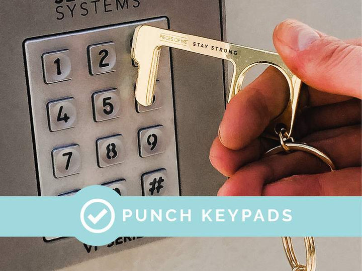 Don't Touch That! Tassel Keychain