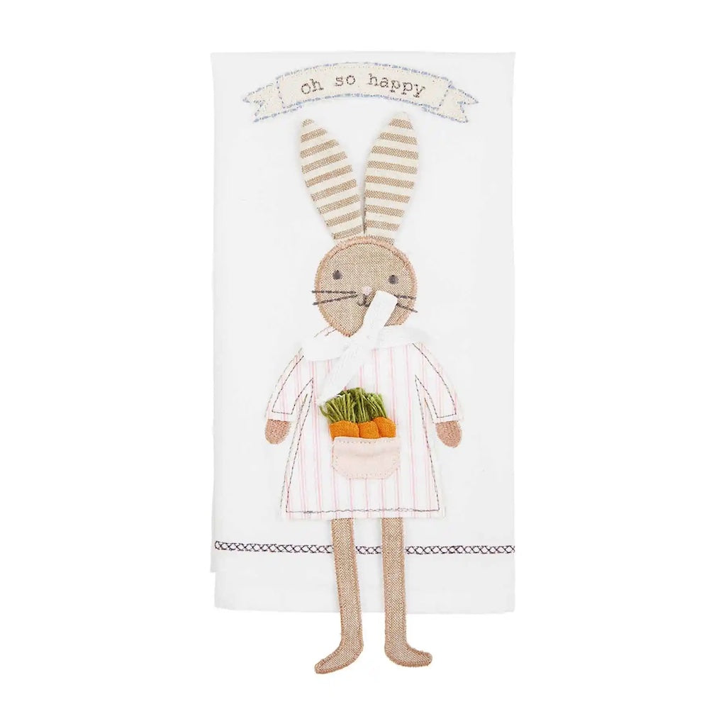 Mud Pie Bunny Dangle Leg Towel - Thumbnail 3