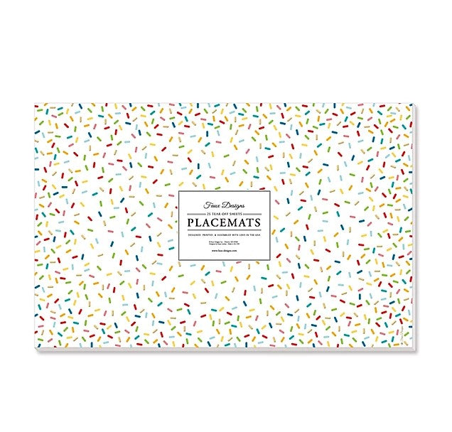 Sprinkles Paper Placemats