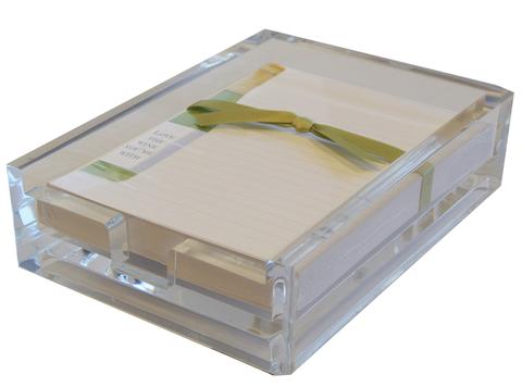 White Wine In Acrylic Boxed Lined Notes