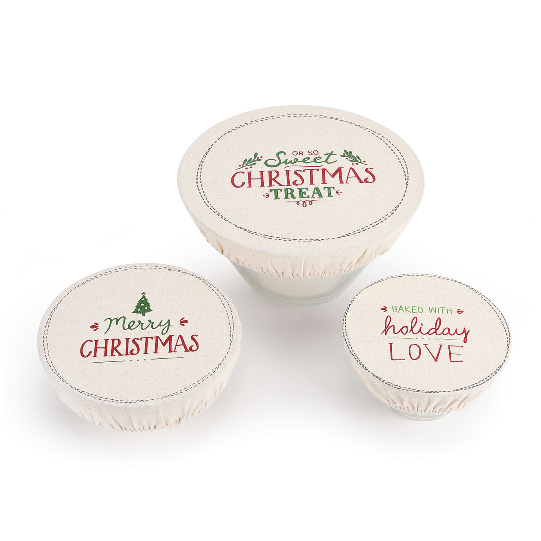 Baked with Holiday Love Dish Cover Set of 3